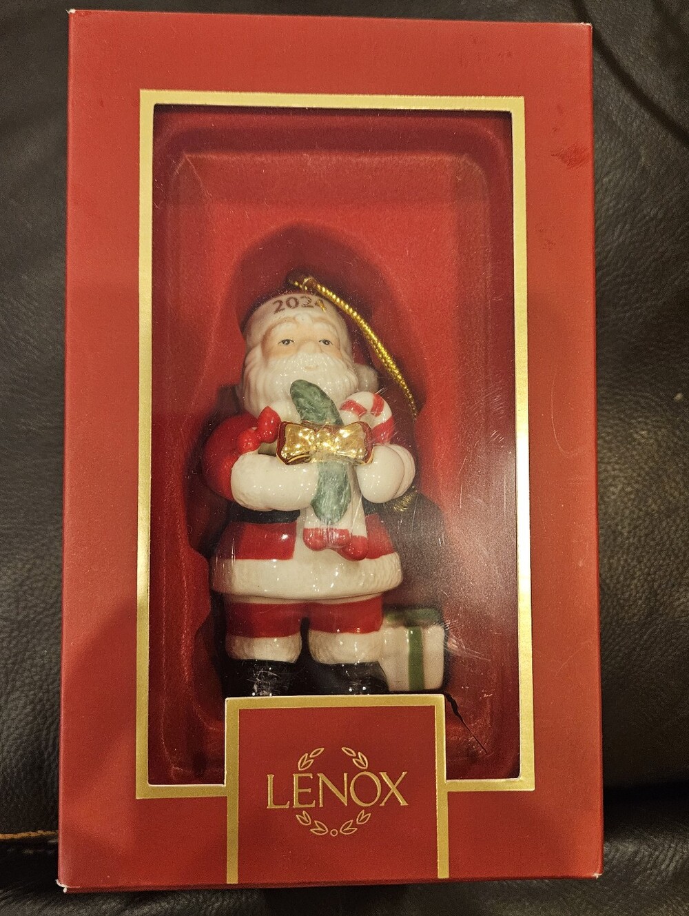 2024 Lenox Santa Holiday Ornament - Picture 3 of 6